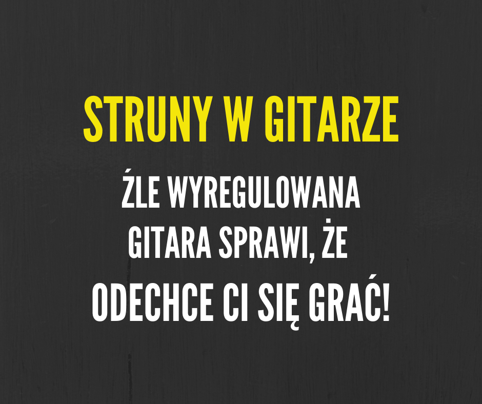 Struny do gitary dla początkujących