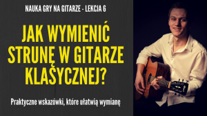 wymiana struny w gitarze akustycznej