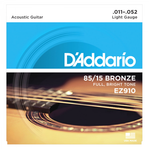 gitara akustyczna struny daddario ez910 11-52
