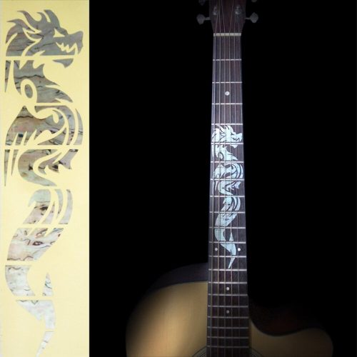 akcesoria gitarowe naklejki na gitarę elektryczną akustyczną klasyczną nalepka dragon smok
