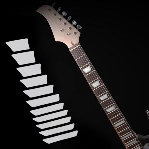 akcesoria gitarowe naklejki na gitarę elektryczną akustyczną klasyczną nalepka belka pasek silver color